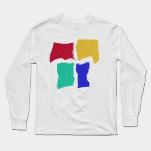 Four Stitch Colors Long Sleeve T-Shirt